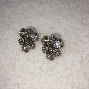 J Crew blingy crystal earrings